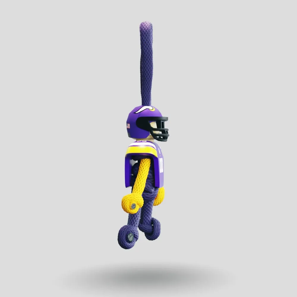 Minnesota Vikings Paracord Buddy Keychain