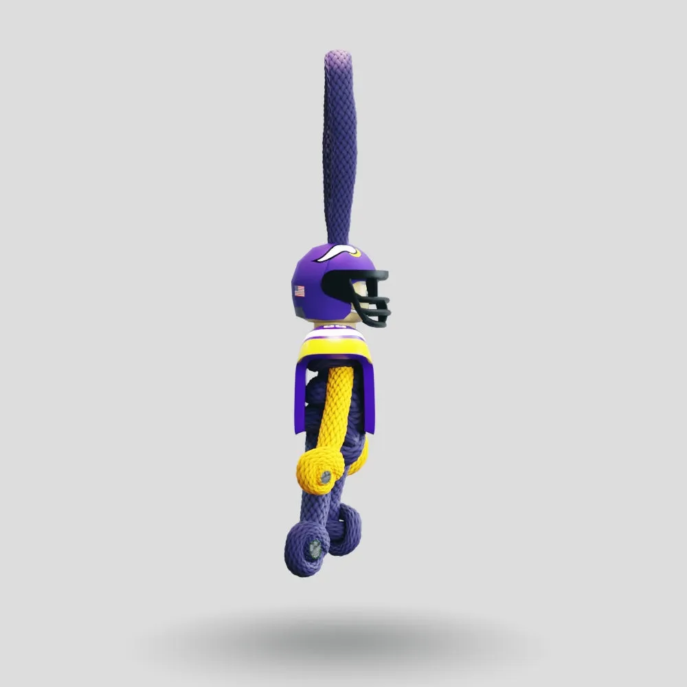 Minnesota Vikings Paracord Buddy Keychain