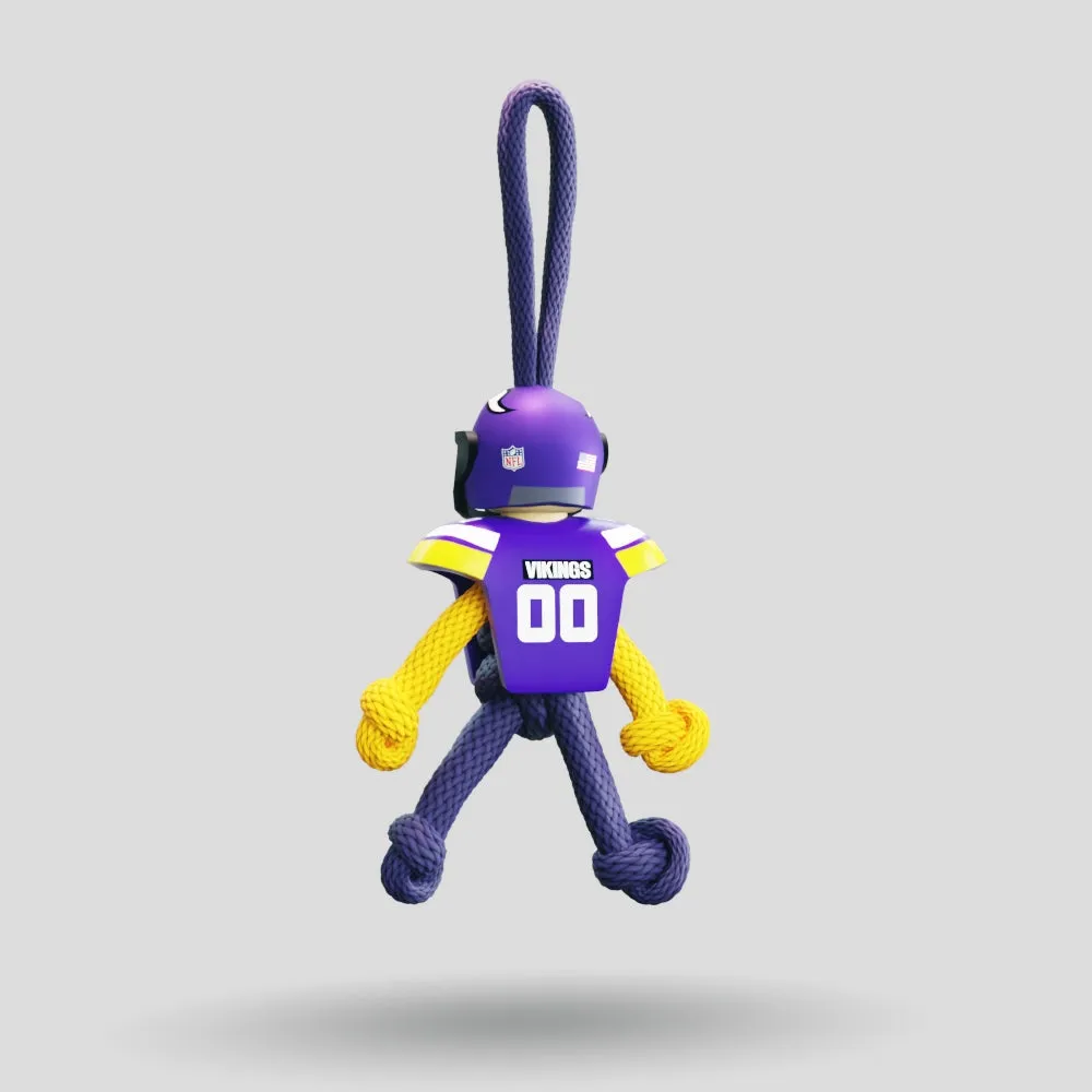 Minnesota Vikings Paracord Buddy Keychain