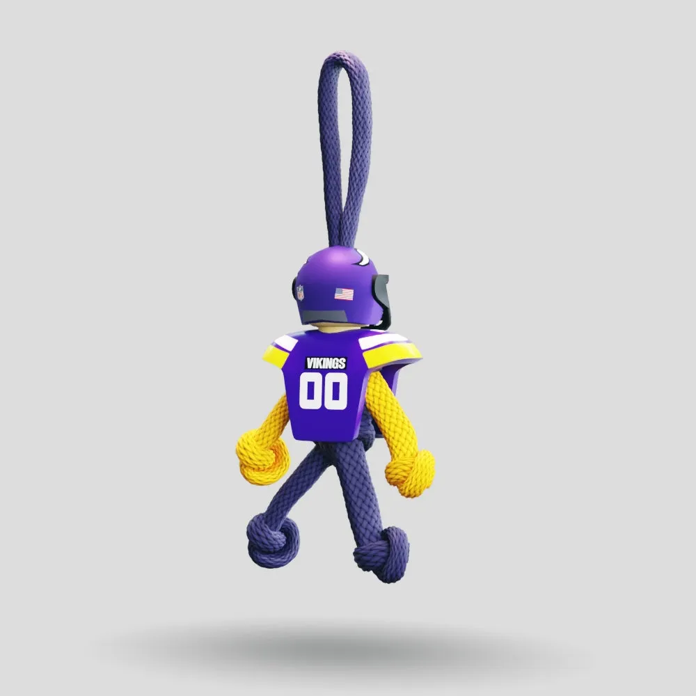 Minnesota Vikings Paracord Buddy Keychain