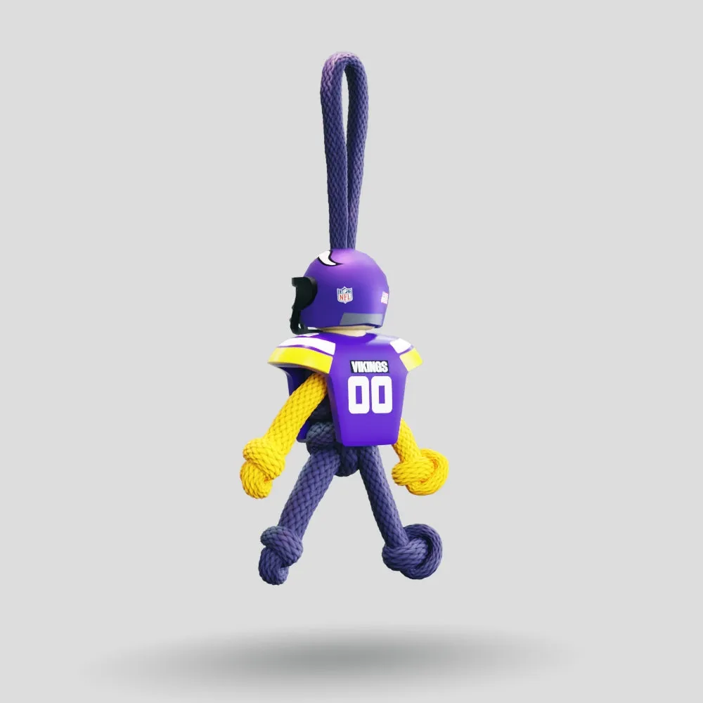 Minnesota Vikings Paracord Buddy Keychain