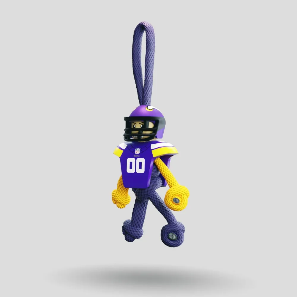 Minnesota Vikings Paracord Buddy Keychain