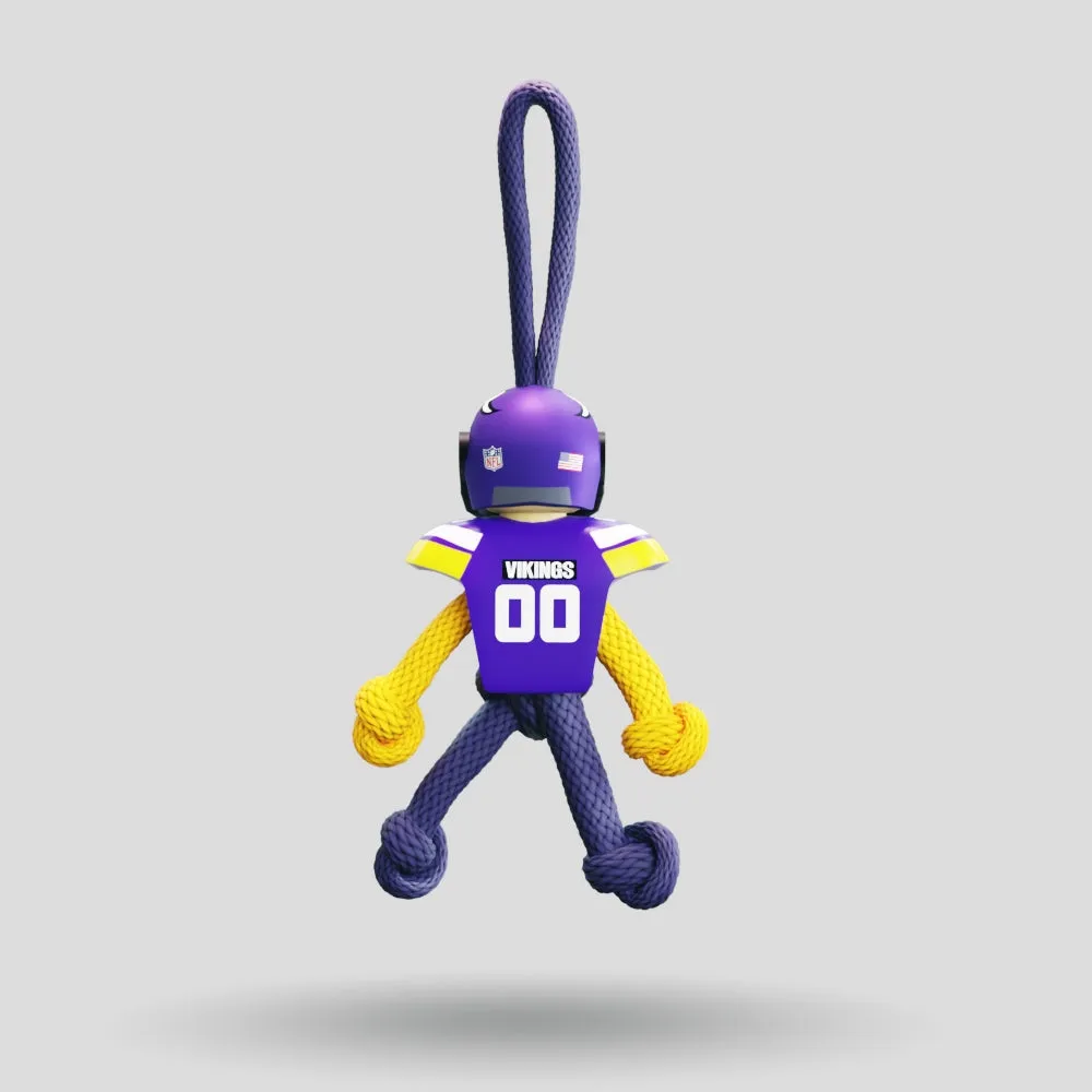 Minnesota Vikings Paracord Buddy Keychain