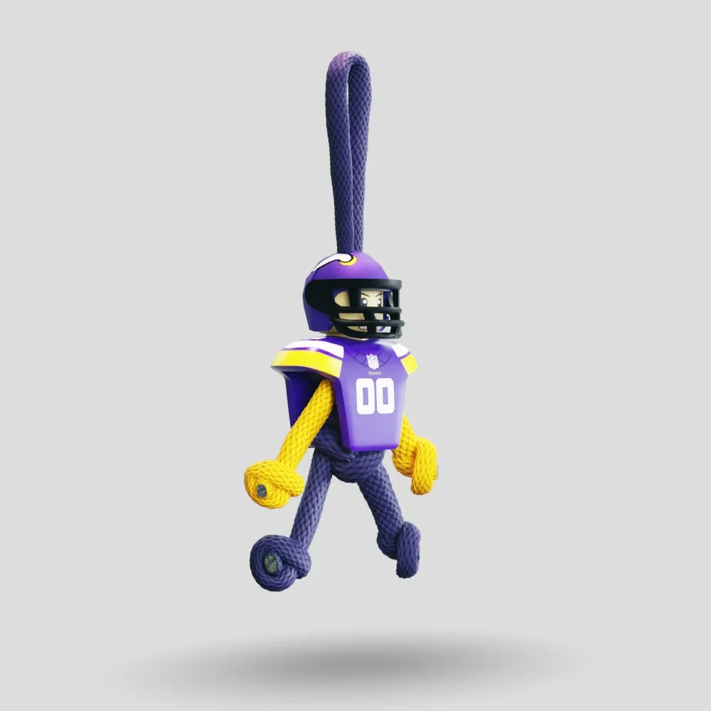 Minnesota Vikings Paracord Buddy Keychain