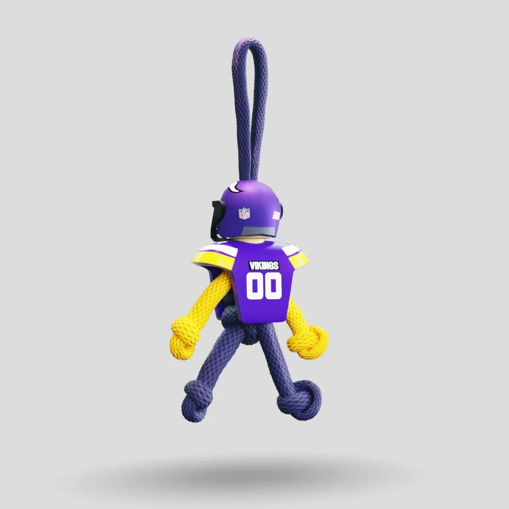 Minnesota Vikings Paracord Buddy Keychain