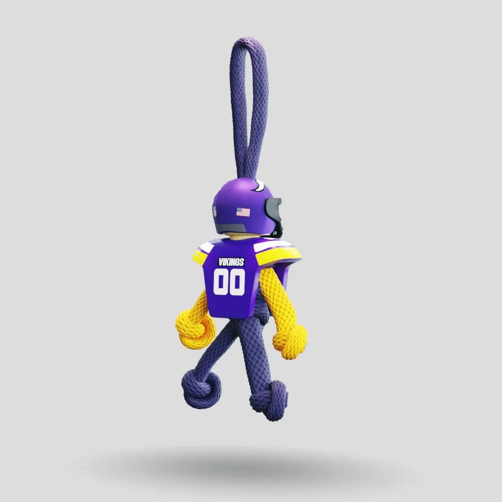 Minnesota Vikings Paracord Buddy Keychain