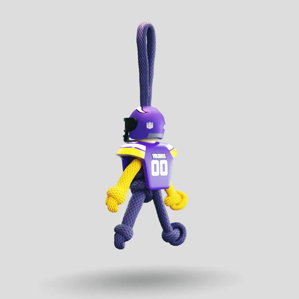 Minnesota Vikings Paracord Buddy Keychain