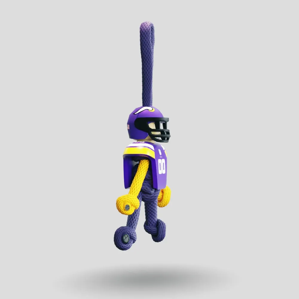 Minnesota Vikings Paracord Buddy Keychain