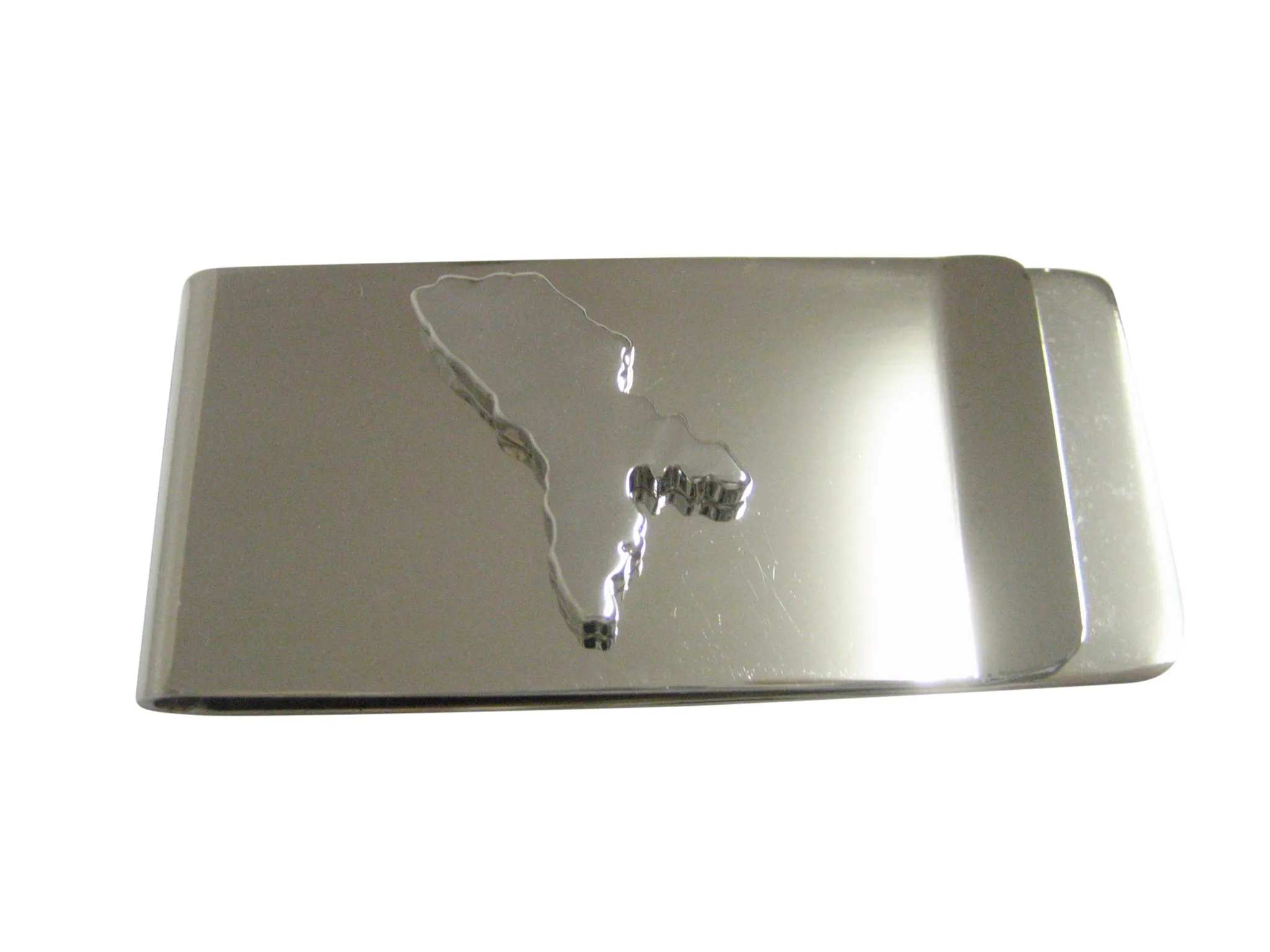 Moldova Map Shape Pendant Money Clip