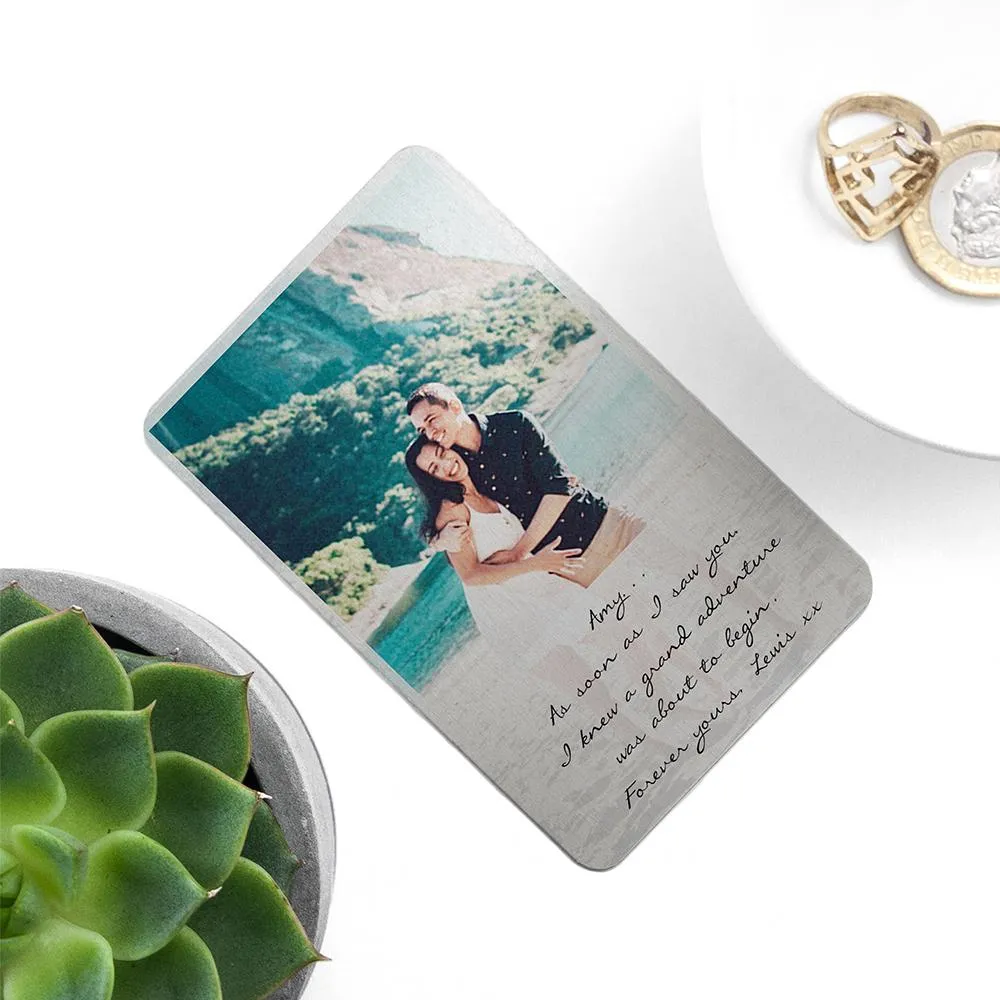 Moment in Time Metal Wallet Keepsake