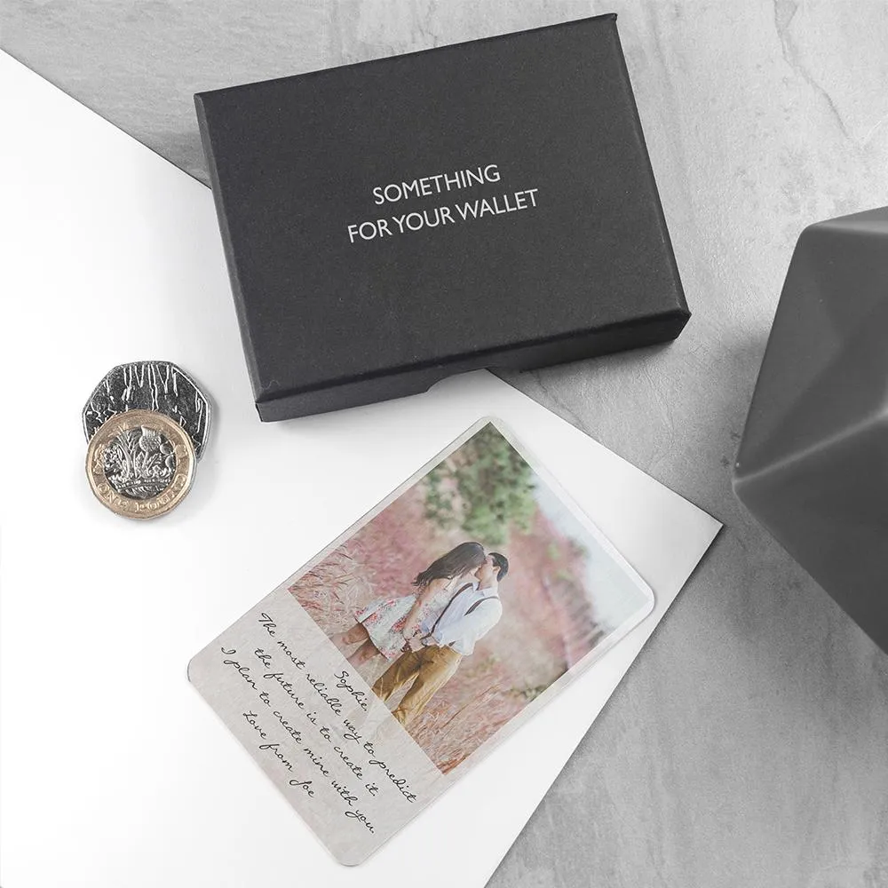 Moment in Time Metal Wallet Keepsake