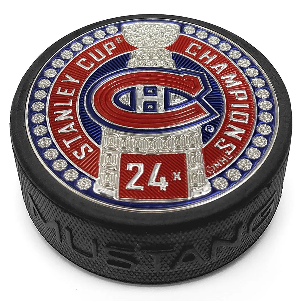 Montreal Canadiens Puck - Trimflexx Stanley Cup Dynasty