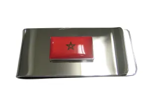 Morocco Flag Money Clip