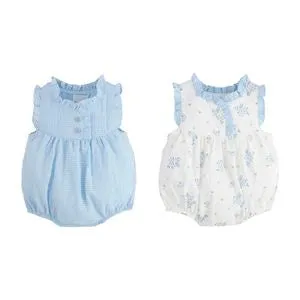 Mud Pie White Floral Bubble