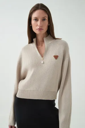 Naia 1/4 Zip Knit