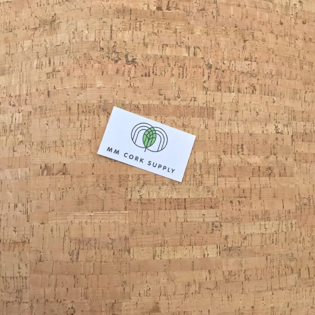 Natural Bamboo style Cork Fabric