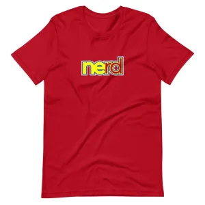 neRD Logo Colorways | Unisex Cotton Crew | Red