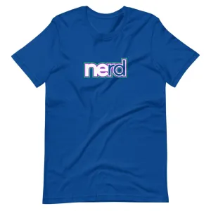 neRD Logo Colorways | Unisex Cotton Crew | True Royal