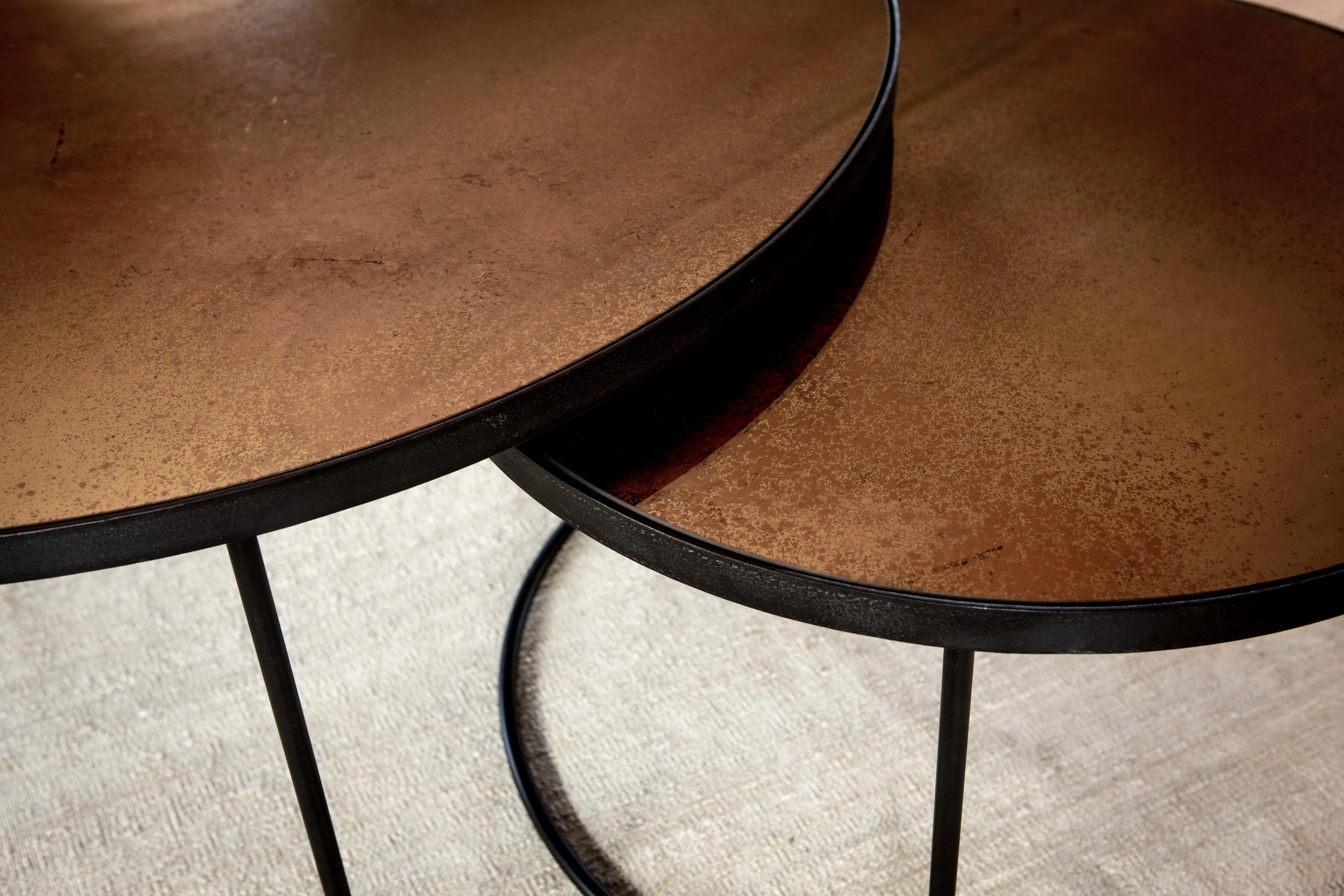 nesting coffee table set