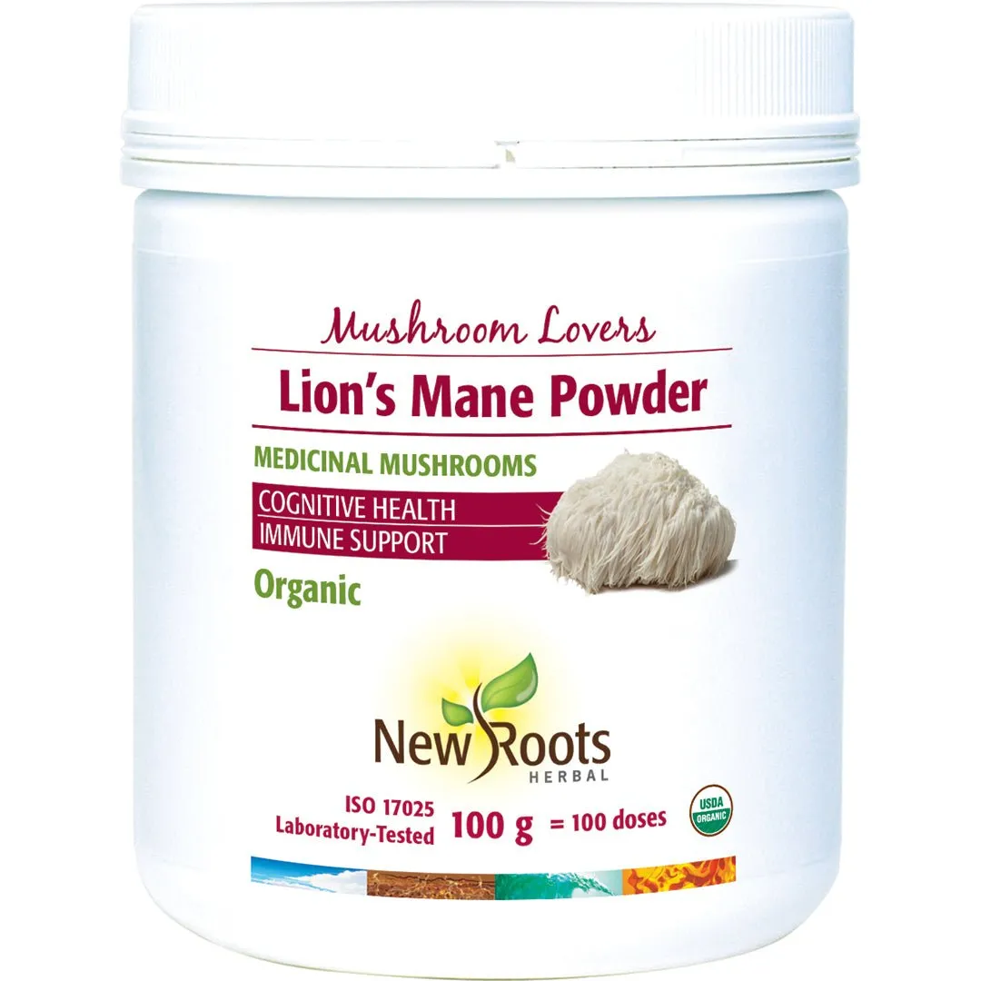 New Roots Lion’s Mane Powder 100 Grams