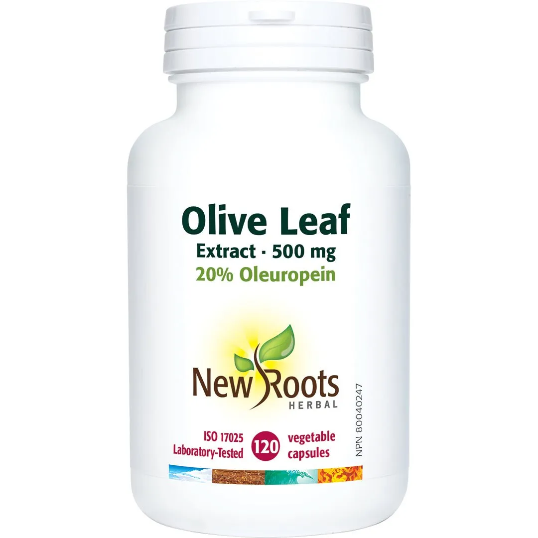 New Roots Olive Leaf  Extract 120 Veg Capsules