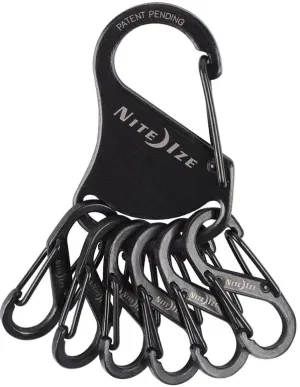 NiteIze - KeyRack Steel - S-Biner (Black)