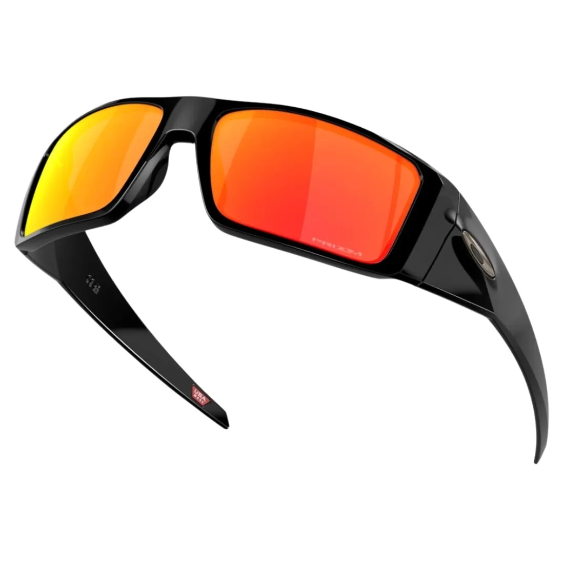 Oakley Heliostat Sunglasses - Polished Black/Prism Ruby