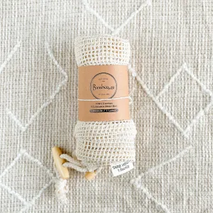 Organic Cotton Mesh Produce Bags (2 Pack) by Bamboo Switch