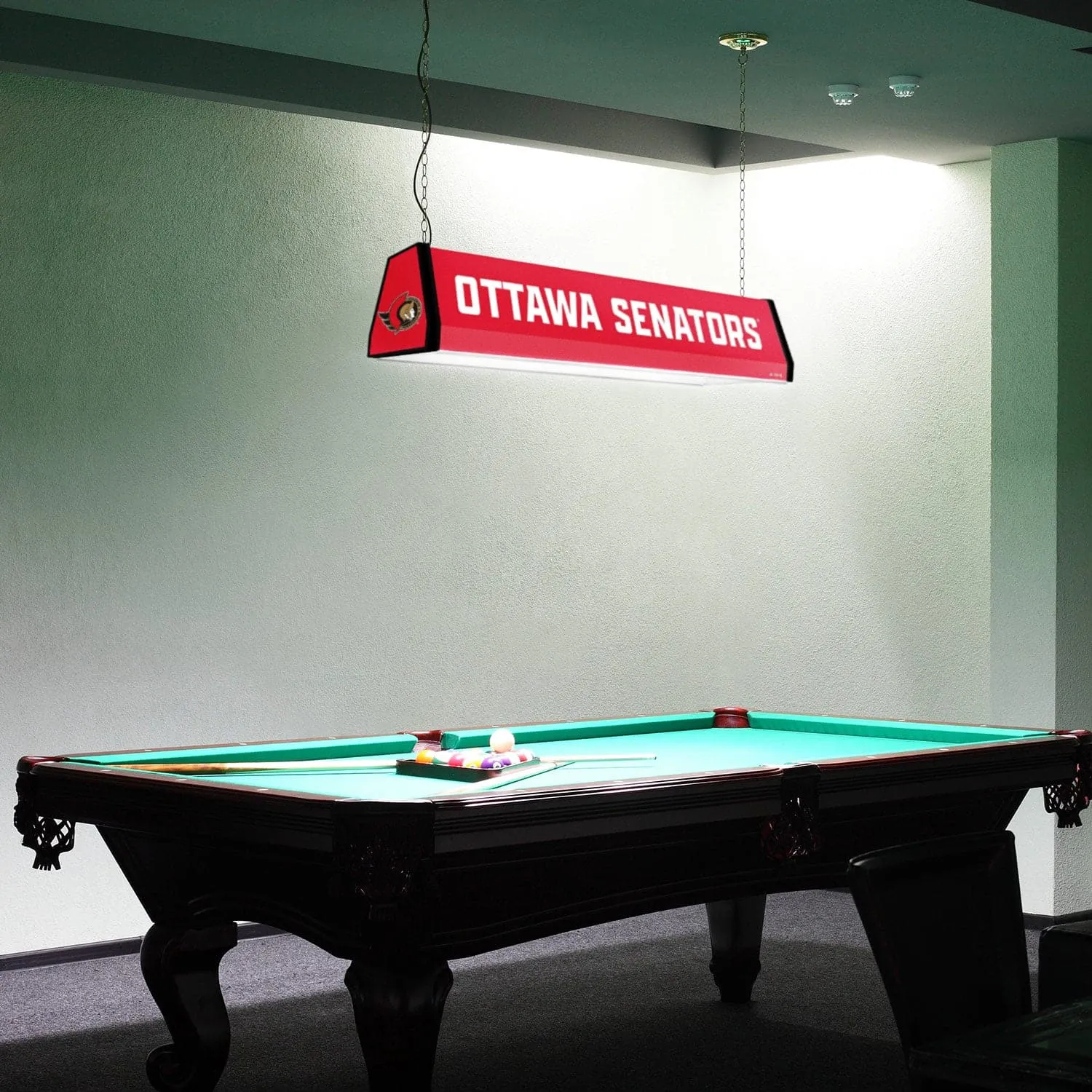 Ottawa Senators: Standard Pool Table Light
