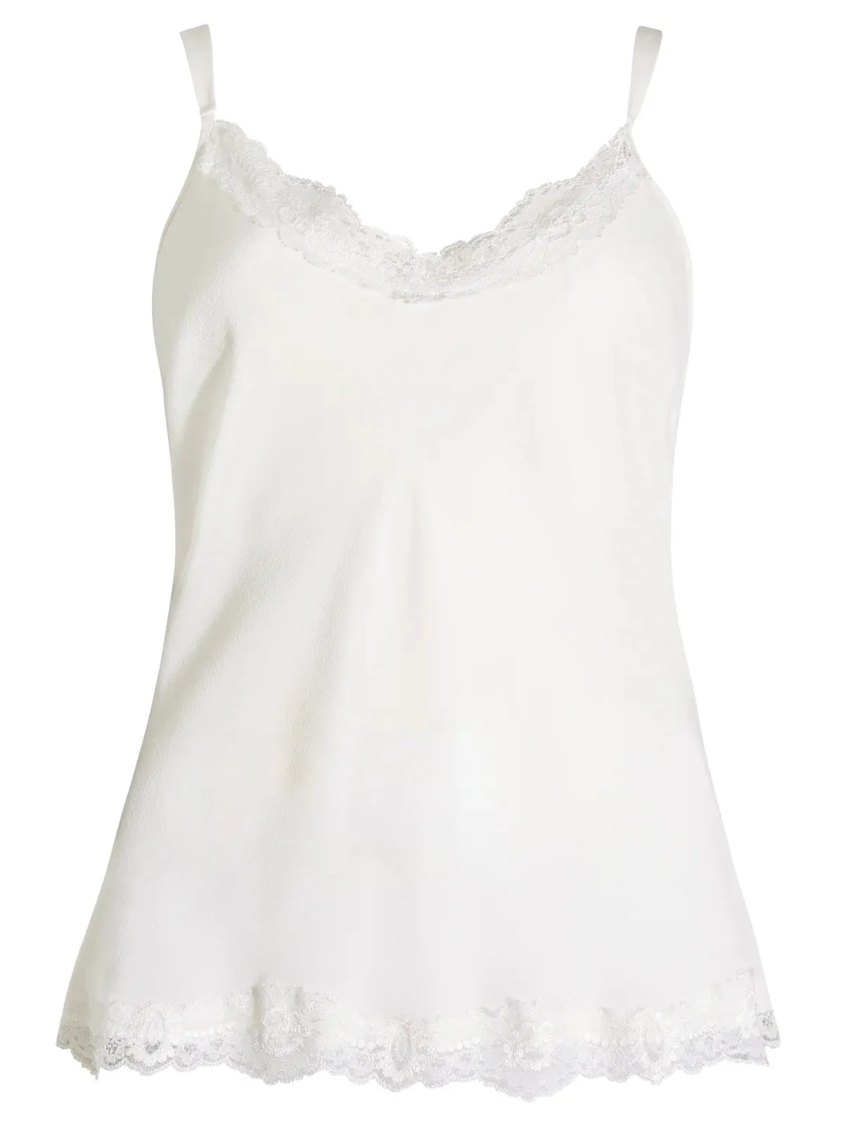Parasol Rose Jeanie Crepe de Chine Silk Camisole