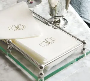 Personalized "Linen-Like" Disposable Guest Towels