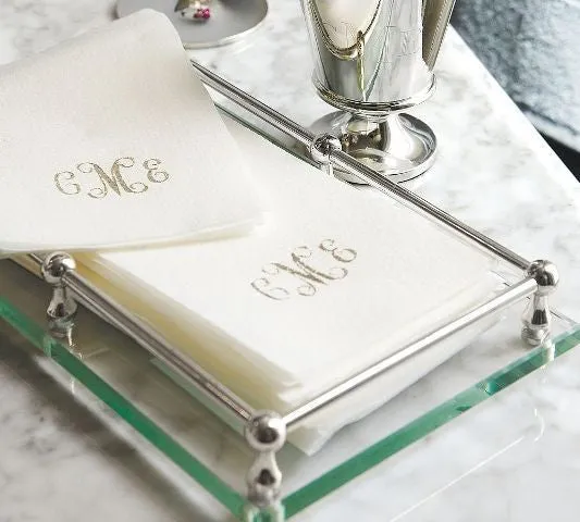 Personalized "Linen-Like" Disposable Guest Towels