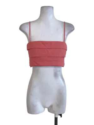 Pink Horizontal Pleated Top LB