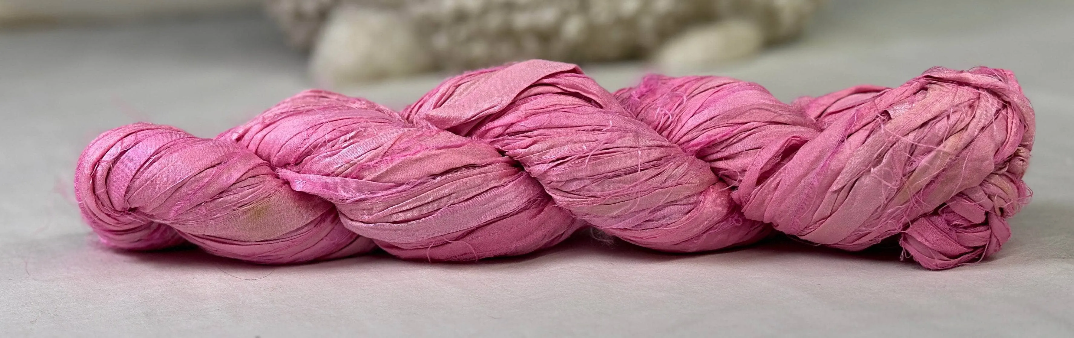 Pink Peppermint - Sari Silk Collection