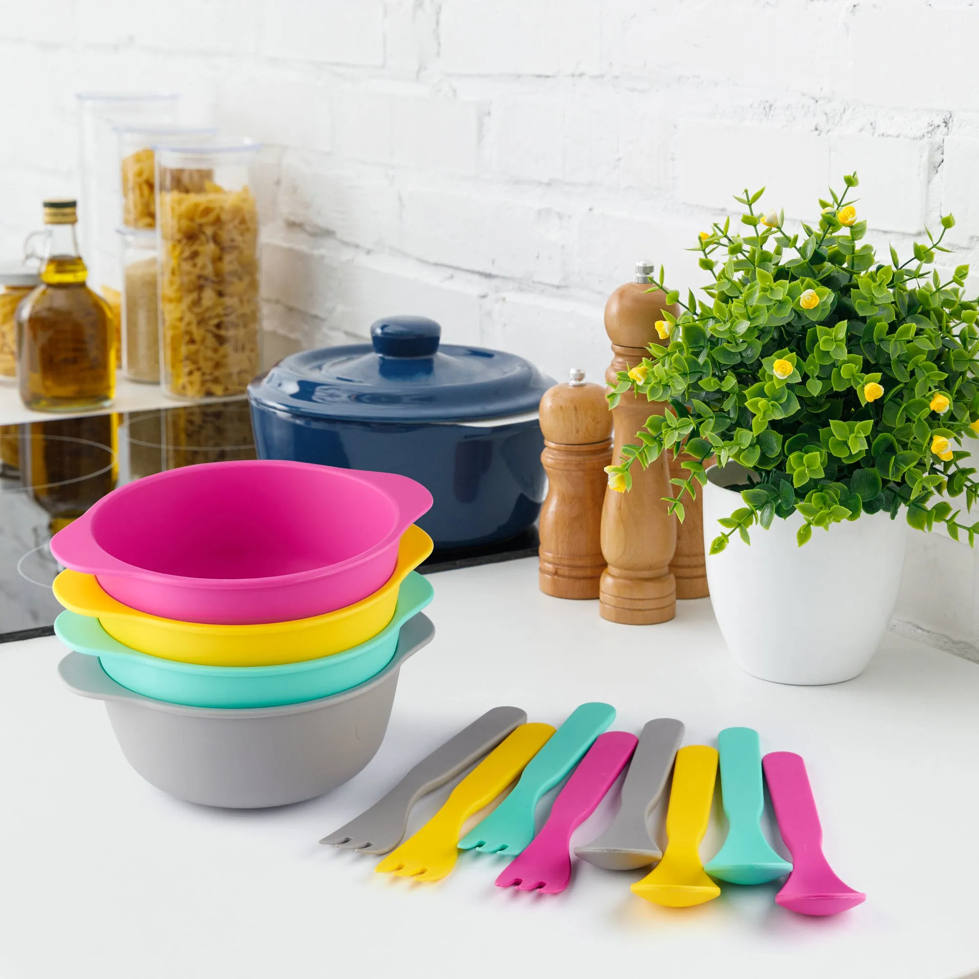 PLA Kids Cutlery Set (Pink)