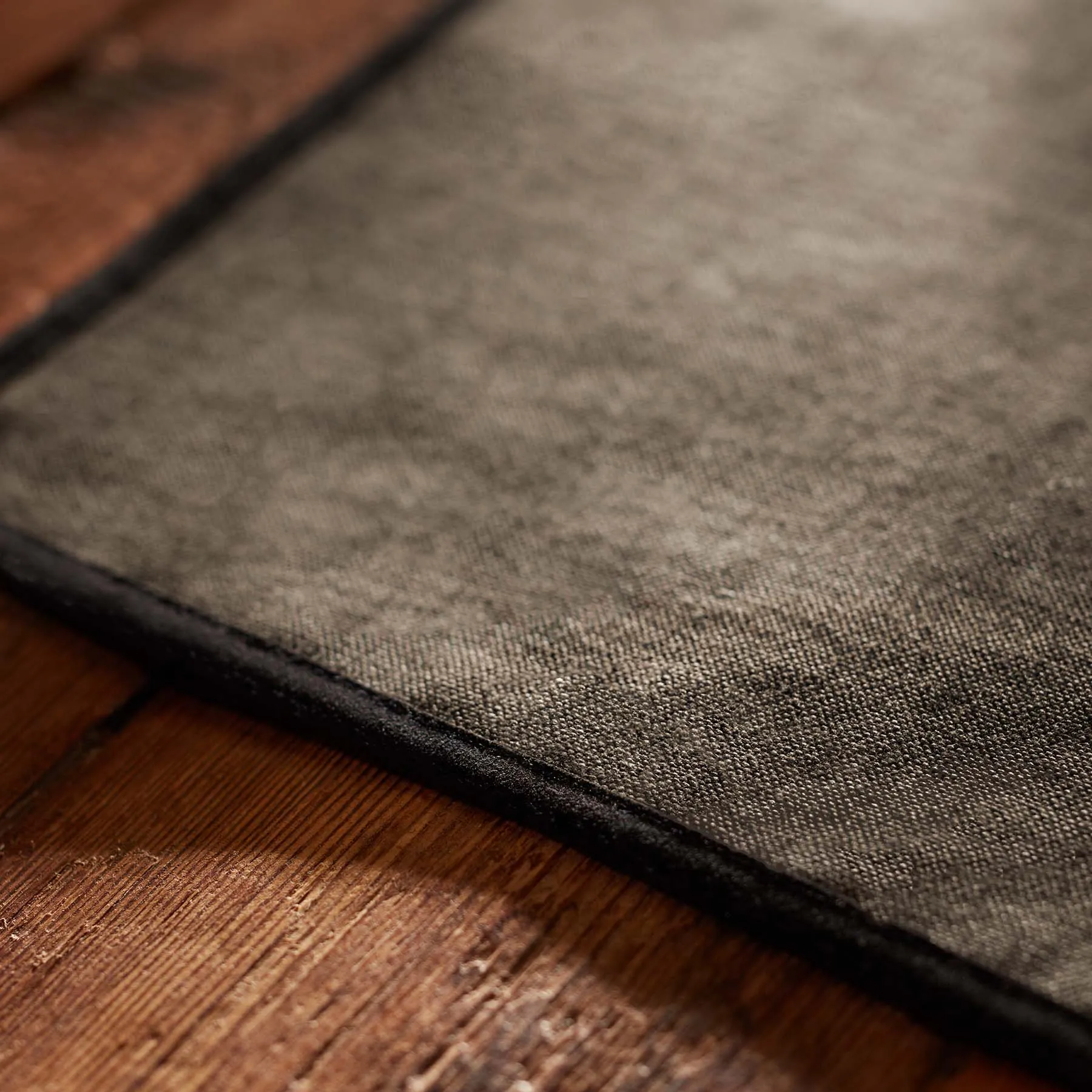 Placemat with Suede Trim - Cafe Noir