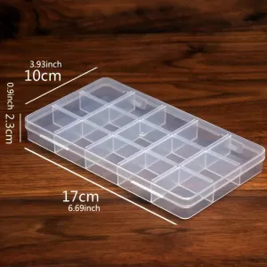 Plastic Compartment Storage Box