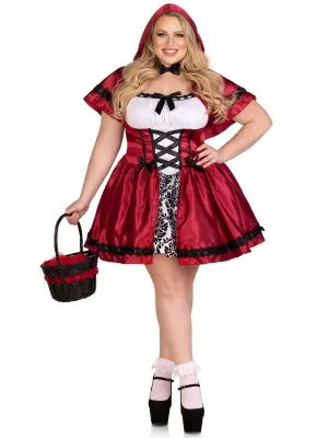 Plus Size Gothic Red Riding Hood Costume