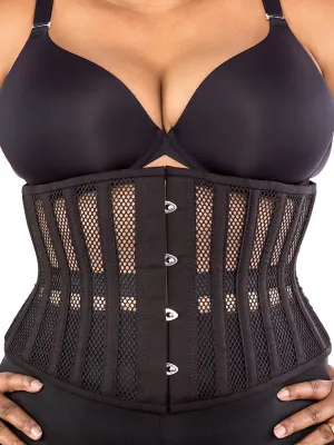 Plus Size Mesh Romantic Curve Standard Underbust Corset : CS-411