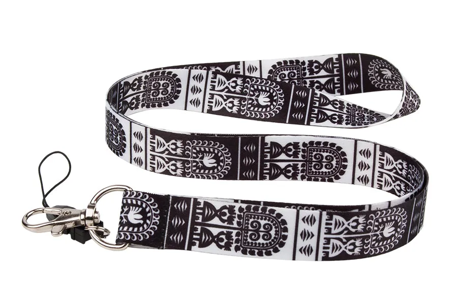 Polish Kurpian Folk Art Neck Strap Lanyard