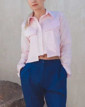 Poplin Crop Shirt