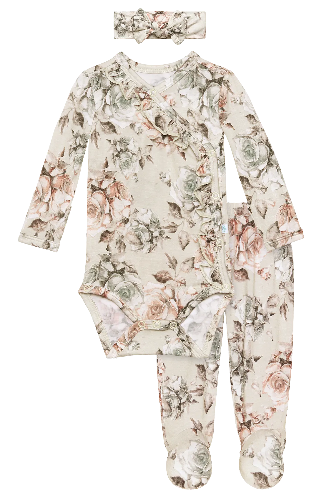 Posh Peanut Daniella Ruffled Kimono Set