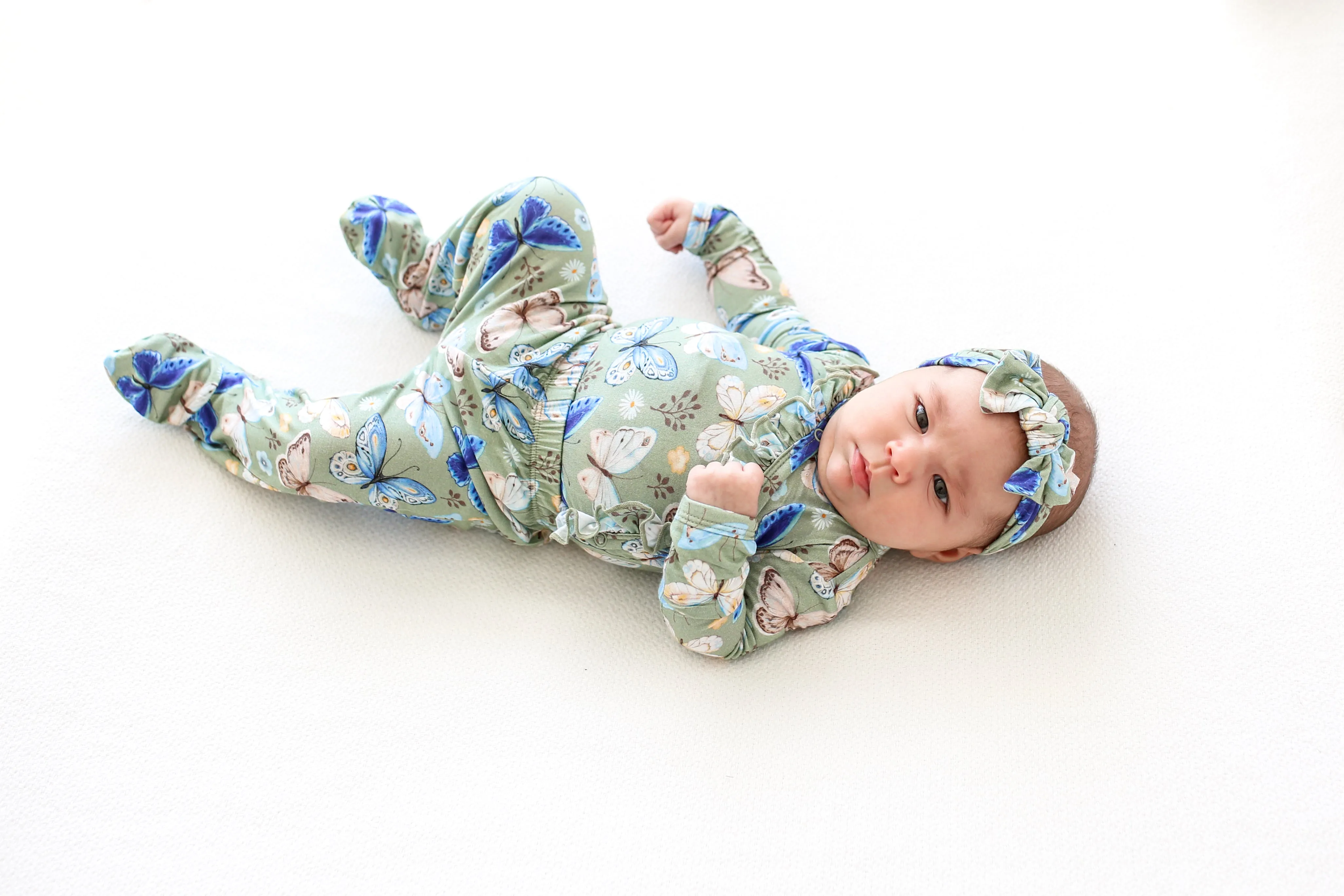 Posh Peanut Lucy Ruffled Kimono Set