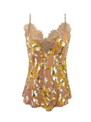 Printed Claire Camie - Fall Camel Bouquet Print