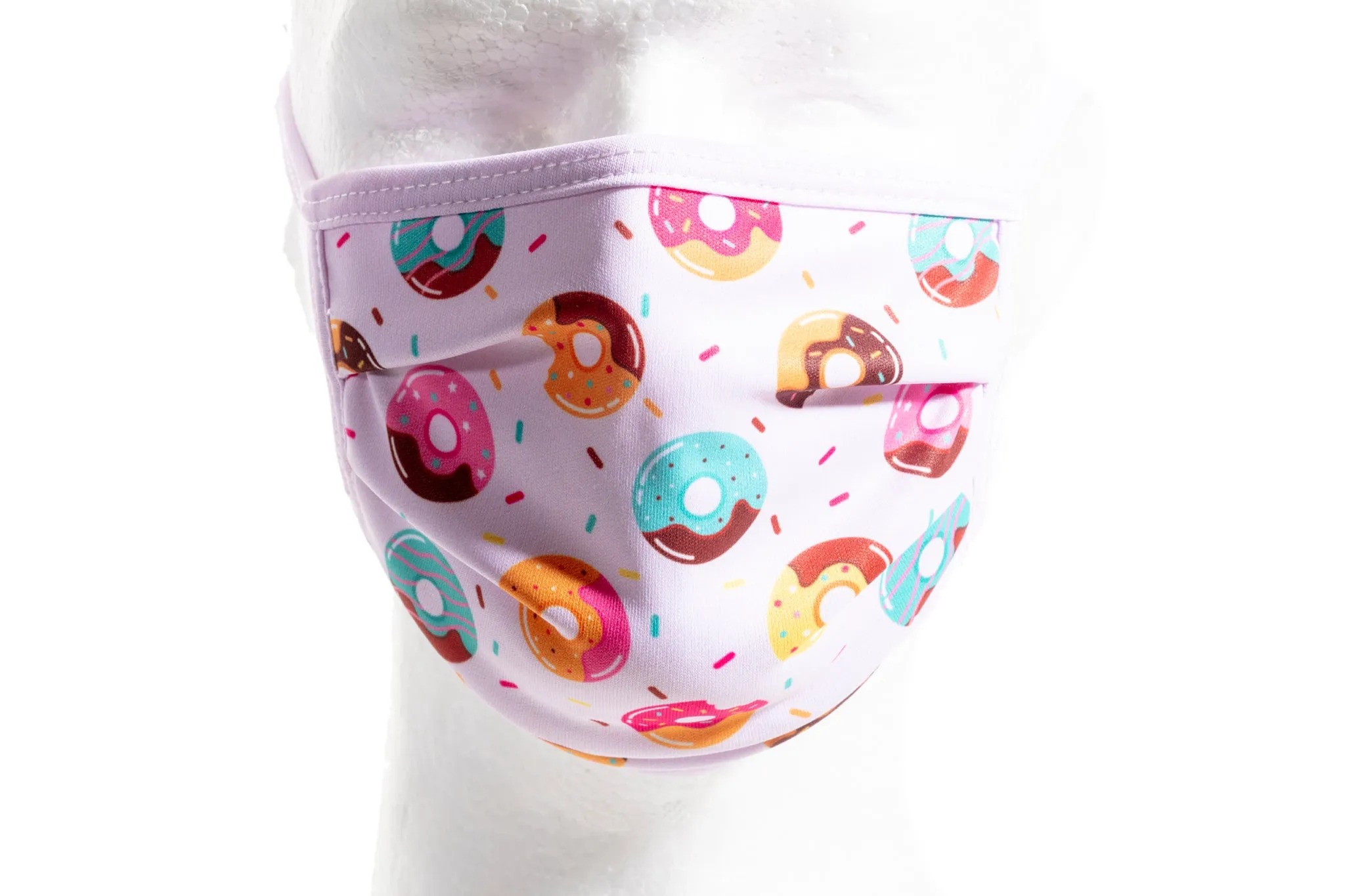 PRINTED DONUT - KIDS - ACCORDION PROTECTIVE MASK
