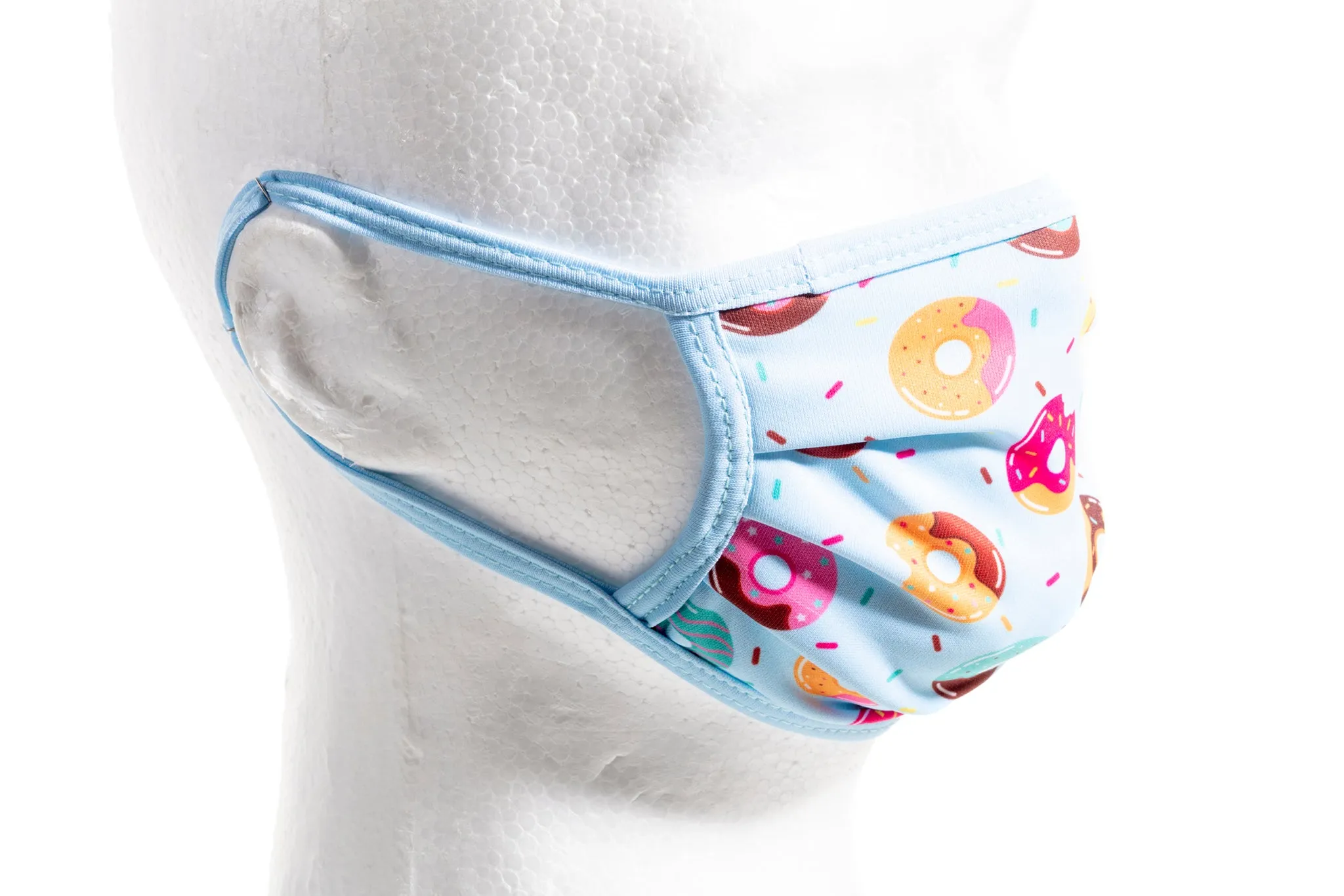 PRINTED DONUT - KIDS - ACCORDION PROTECTIVE MASK