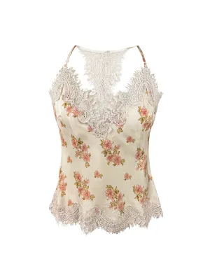 Printed Lucy Crop Bias Camie Vintage Floral Print