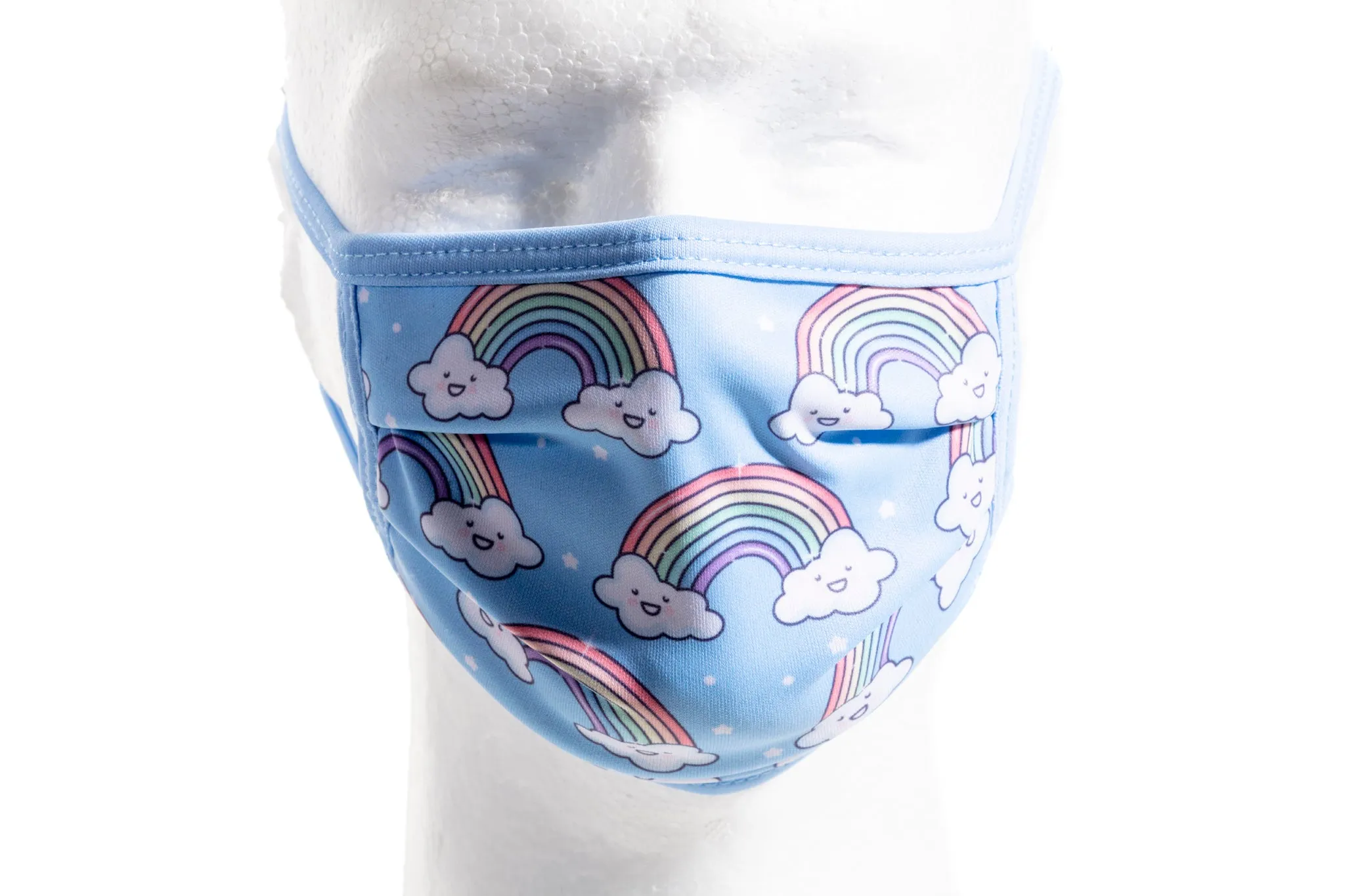 PRINTED RAINBOW - KIDS - ACCORDION PROTECTIVE MASK