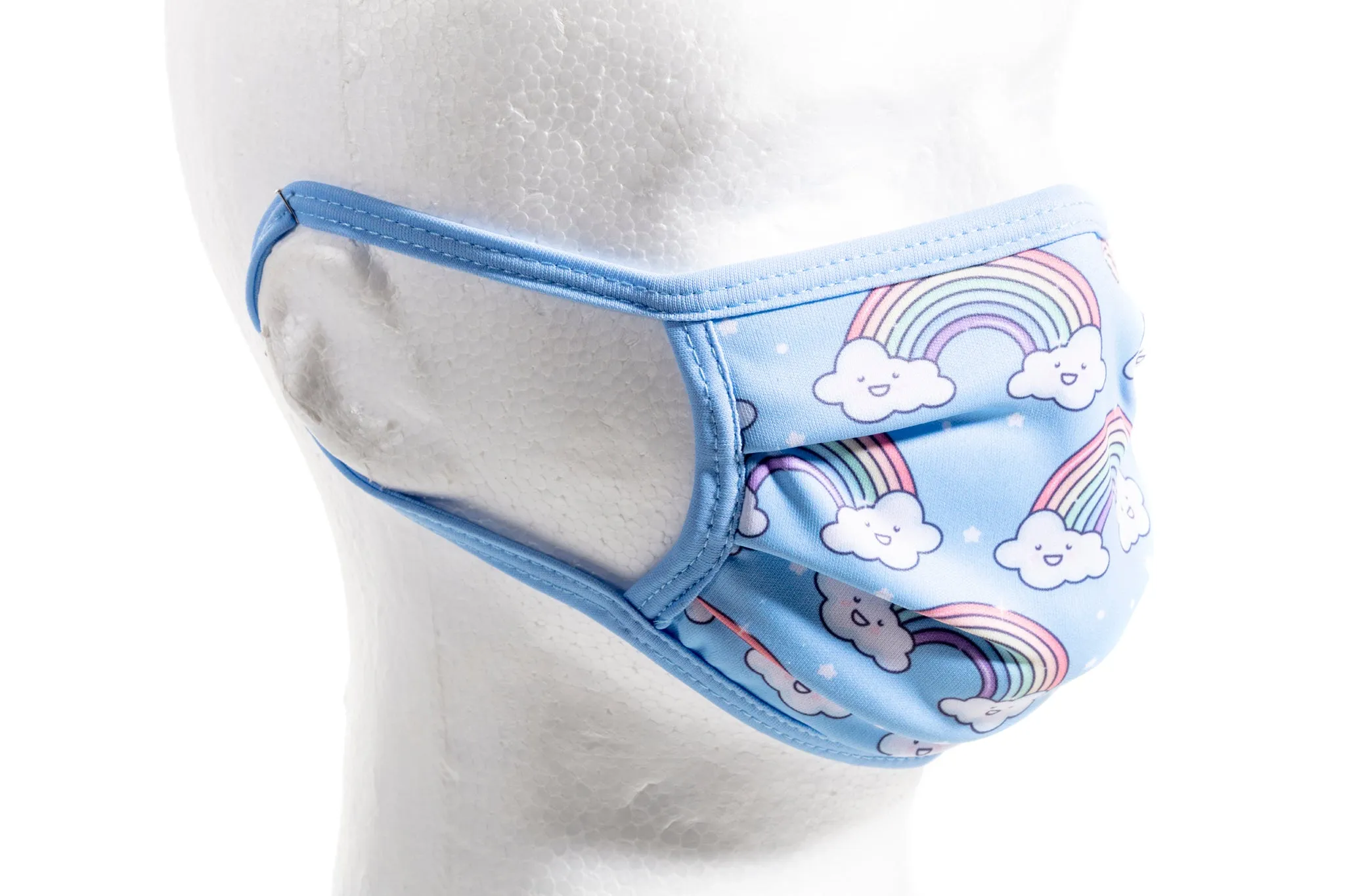 PRINTED RAINBOW - KIDS - ACCORDION PROTECTIVE MASK