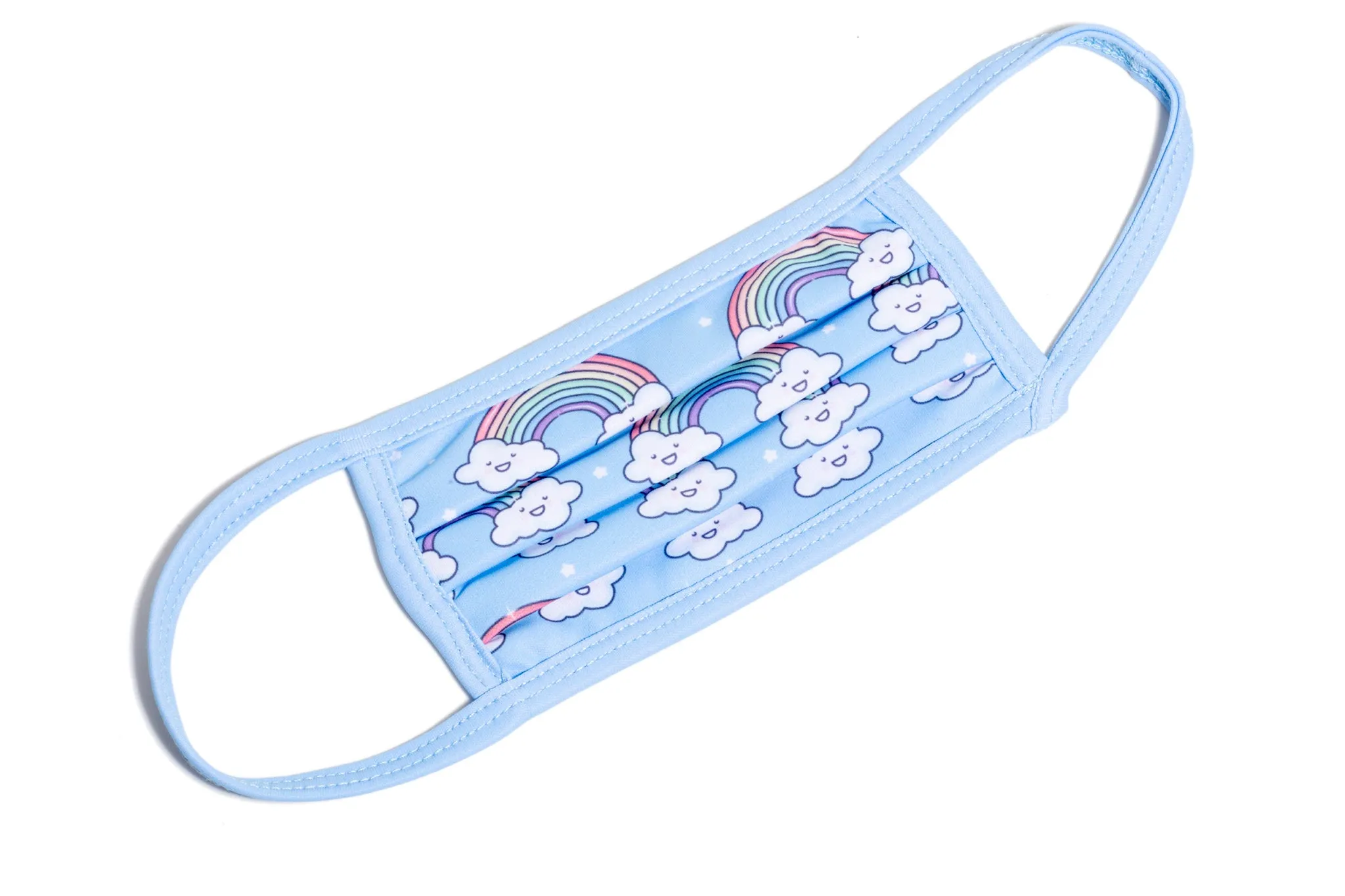 PRINTED RAINBOW - KIDS - ACCORDION PROTECTIVE MASK